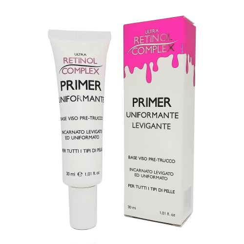 Retinol Complex Primer Unifomante Levigante Base Viso Pre-trucco Per Tutti I Tipi Di Pelli 30ml